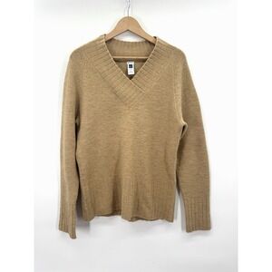 VTG Y2K Gap Womens Large Sweater V-Neck Stretch Shawl Retro Fisherman Preppy 90s